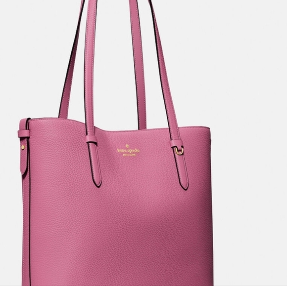 Kate Spade Medium Pebbled Leather Juliette Magenta 6 pc Set NWT - Picture 4 of 12